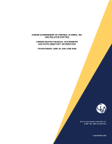 Fiscal Year 2021 JA of Central Florida Audited Financial Statements cover