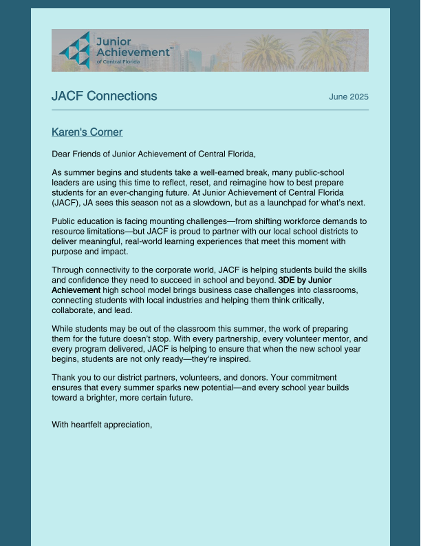 JACF Connections: June 2025